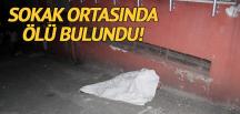 Sokak ortasında ölü bulundu