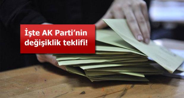 AK Parti 2019’daki 3 seçimi yaymayı öneriyor