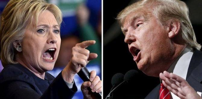 Trump’a bir şok daha, anketler Clinton diyor!