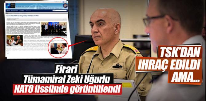 Firari Tümamiral Zeki Uğurlu NATO üssünde