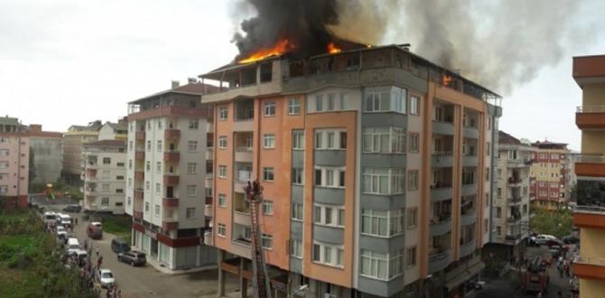 Rize’de korku dolu dakikalar! Bomba gibi patladı