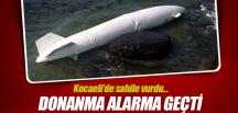 Sahile vurdu: Donanma alarma geçti