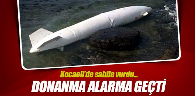 Sahile vurdu: Donanma alarma geçti