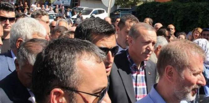 Erdoğan’dan eniştesine taziye ziyareti