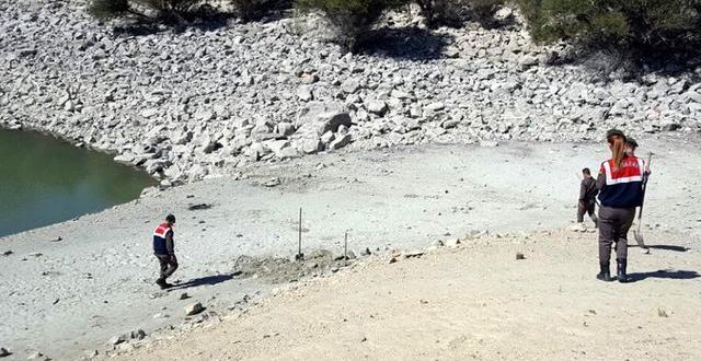 Isparta’da baraj kıyısında mühimmat bulundu