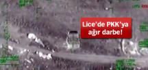 Lice’de PKK’nın bomba yüklü 3 aracını helikopterler imha etti