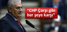 Başbakan Yıldırım CHP’ye yüklendi: Çarşı gibi herşeye karşılar!