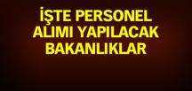 Bu bakanlıklara 60 bin personel alınacak!