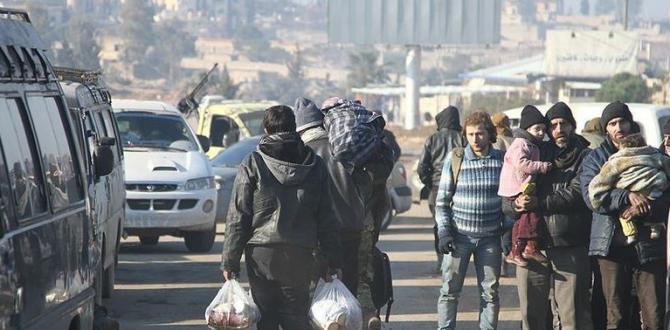 Halep’ten 14 bin kişi tahliye edildi!