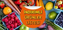 İşte indirimli ürünler listesi!