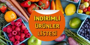 İşte indirimli ürünler listesi!