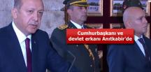 Cumhurbaşkanı ve devlet erkanı Anıtkabir’de