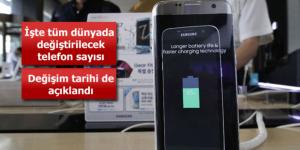 Samsung Galaxy Note 7 telefonların satışları durduruldu